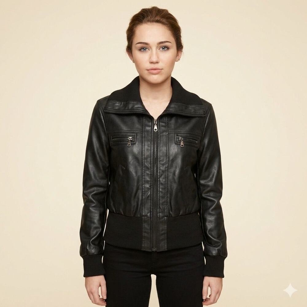 V 168-Vintage Miley Cyrus Max Azria Collaboration Jacket size L / PTP 20